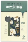 NLT Compact Bible, Filament-Enabled Edition, Giant Print - magnolia sage green with zipper